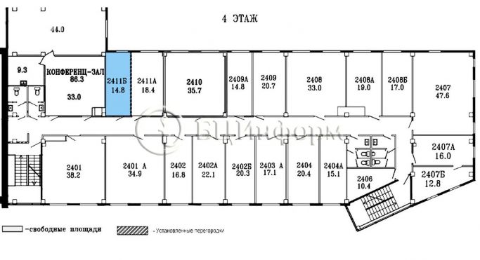 Аренда офиса 14.8 м², проспект Обуховской Обороны - фото 4