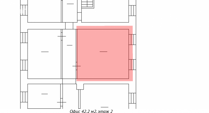 Аренда офиса 42.2 м², набережная реки Фонтанки - фото 3
