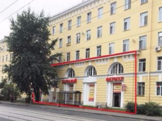 Продажа помещения свободного назначения 451 м2, метро Площадь Ленина