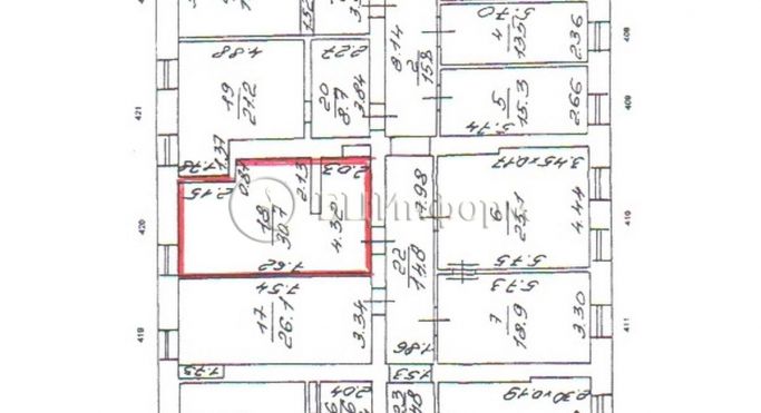 Аренда офиса 30.7 м², набережная канала Грибоедова - фото 3