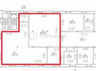 Аренда помещения свободного назначения 206 м²