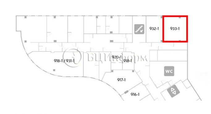 Аренда офиса 51.9 м², Новорощинская улица - фото 5