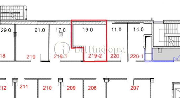 Аренда офиса 19 м², проспект Маршала Блюхера - фото 3