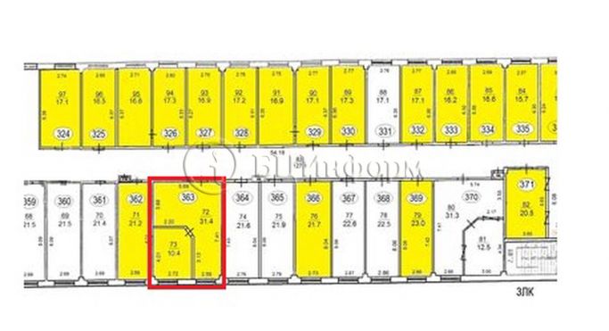 Аренда офиса 44.4 м², Бухарестская улица - фото 5