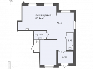 Продажа помещения свободного назначения 86.3 м2