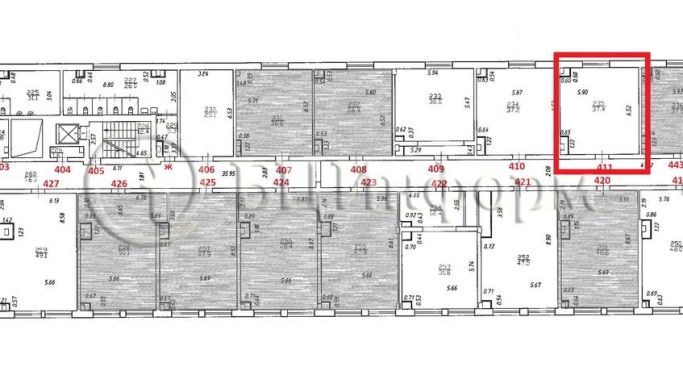 Аренда офиса 37.4 м², проспект Обуховской Обороны - фото 4