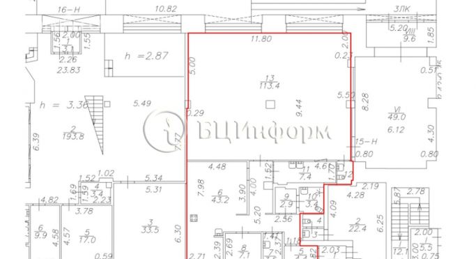 Аренда помещения свободного назначения 190.6 м², улица Академика Павлова - фото 4