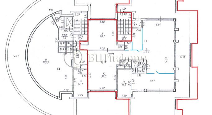 Аренда офиса 435.7 м², Певческий переулок - фото 4