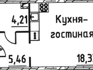 Продажа помещения свободного назначения 28.3 м²