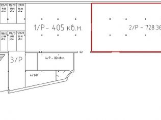 Аренда помещения свободного назначения 725.4 м²
