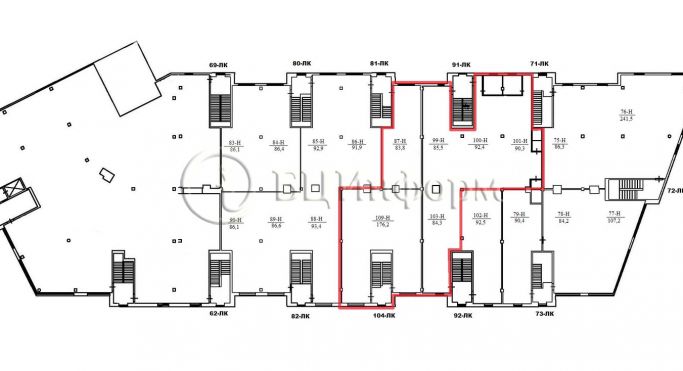 Аренда помещения свободного назначения 612.5 м², Заневский проспект - фото 3