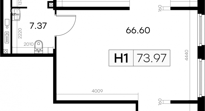 Продажа помещения свободного назначения 74 м² - фото 1