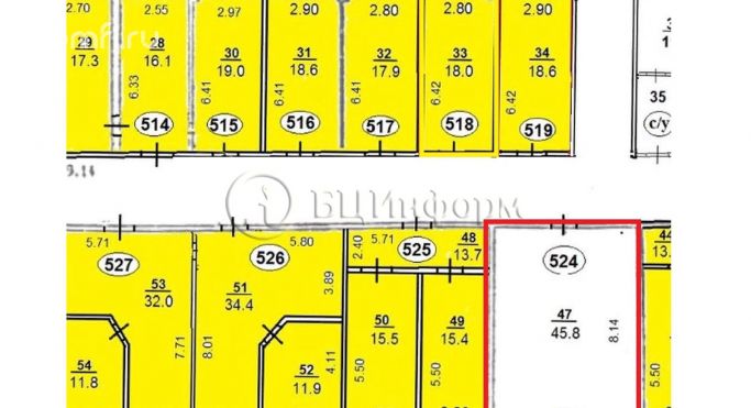 Аренда офиса 45.5 м², Бухарестская улица - фото 5
