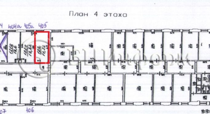 Аренда офиса 17.2 м², Рижская улица - фото 2