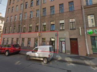 Аренда торгового помещения 163 м2 в жилом доме, метро Василеостровская