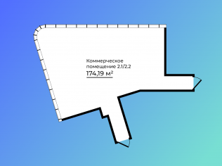 Продажа помещения свободного назначения 174.2 м²