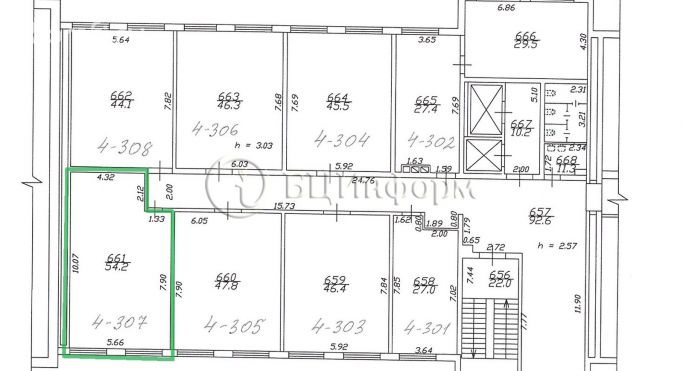 Аренда офиса 54.2 м², Афонская улица - фото 5