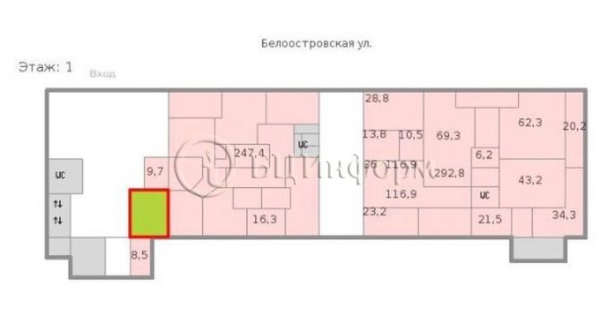 Аренда офиса 28 м², Белоостровская улица - фото 4