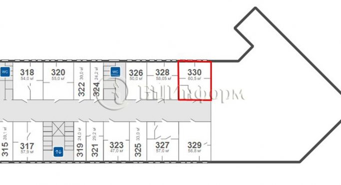 Аренда офиса 60.5 м², проспект Бакунина - фото 4