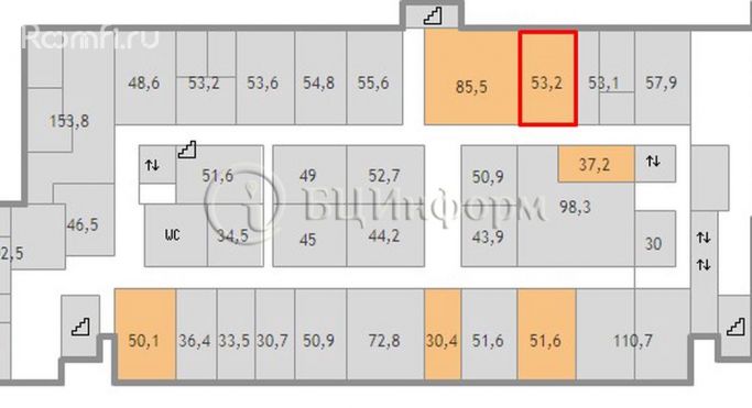 Аренда офиса 53.2 м², Бумажная улица - фото 5