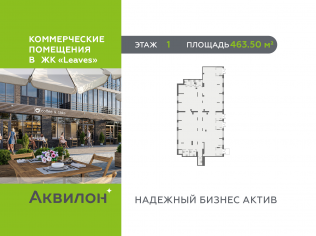 Продажа помещения свободного назначения 463.5 м²