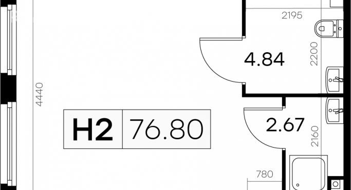 Продажа помещения свободного назначения 76.8 м² - фото 1