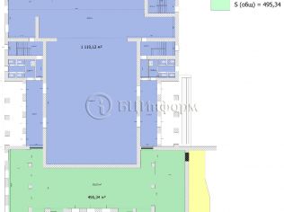 Аренда помещения свободного назначения 3080.9 м²