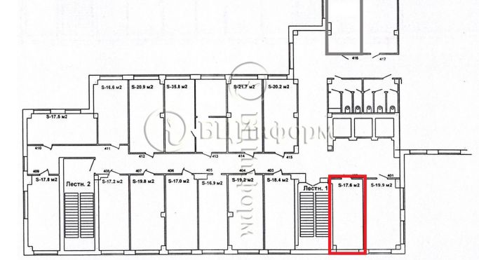 Аренда офиса 17.6 м², Бумажная улица - фото 2