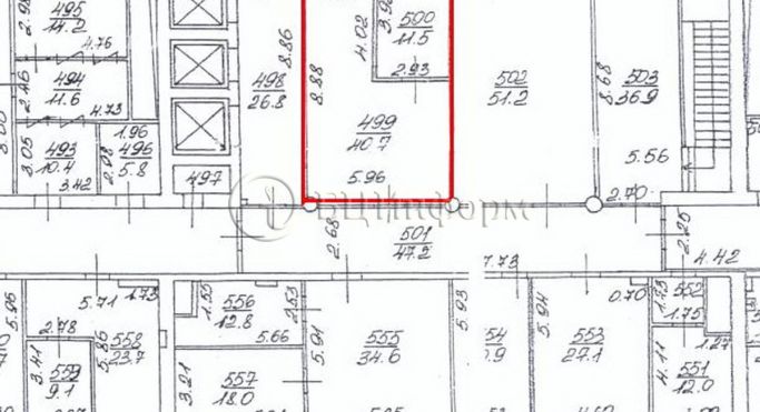 Аренда офиса 59.4 м², Шпалерная улица - фото 2