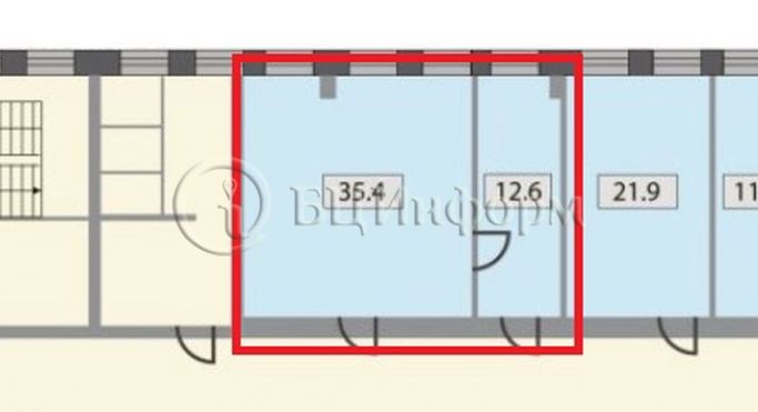 Аренда офиса 48 м², Межевой канал - фото 5
