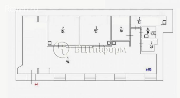 Аренда помещения свободного назначения 85 м², Инженерная улица - фото 5