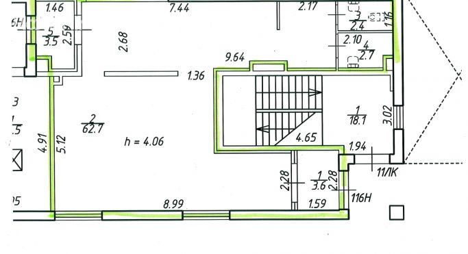 Аренда помещения свободного назначения 74.9 м², проспект Энгельса - фото 1