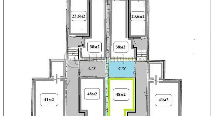 Аренда офиса 48 м², Большеохтинский проспект - фото 5