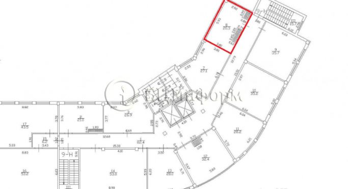 Аренда офиса 20.3 м², Мельничная улица - фото 4