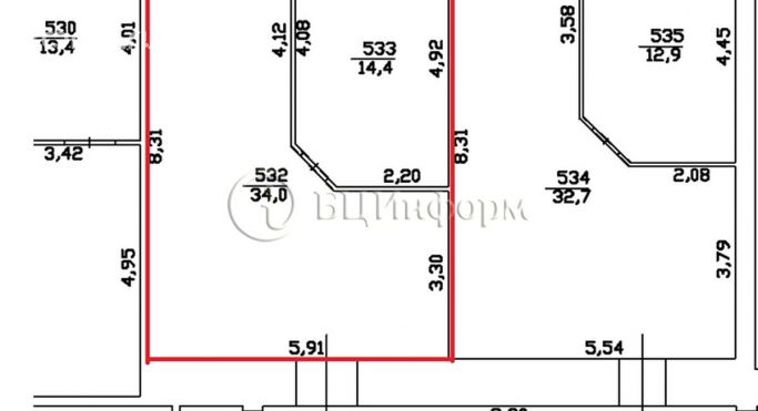 Аренда офиса 48.4 м², Шпалерная улица - фото 5