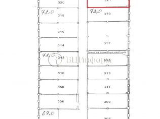 Аренда торгового помещения 72 м²