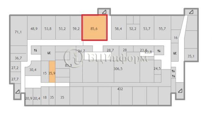 Аренда офиса 85.6 м², Бумажная улица - фото 5