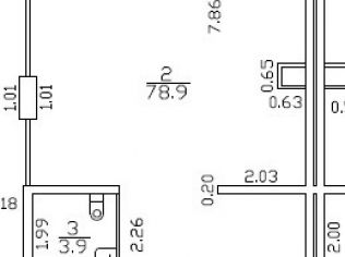 Аренда помещения свободного назначения 87.2 м²