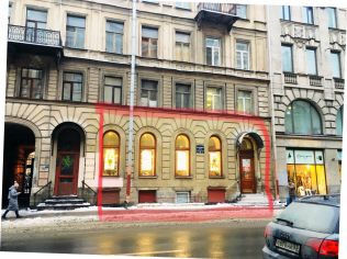 Аренда торгового помещения 133.5 м2 в жилом доме, метро Достоевская
