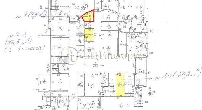 Аренда помещения свободного назначения 9.4 м², 2-й Муринский проспект - фото 1