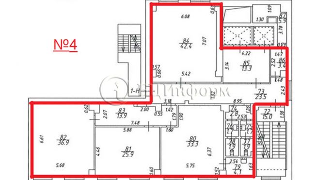 Аренда офиса 206.7 м², улица Ивана Черных - фото 4