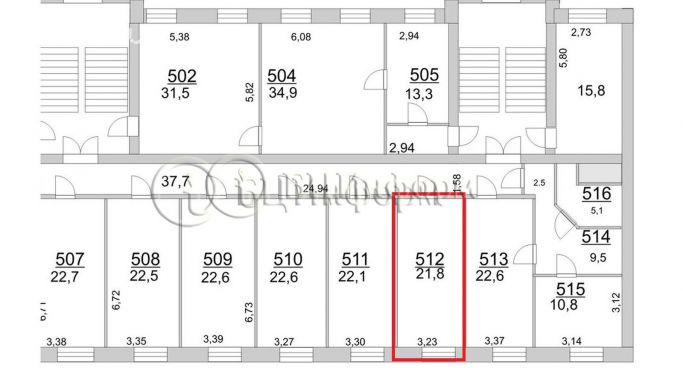 Аренда офиса 21.8 м², улица Чапаева - фото 2