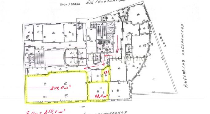 Аренда офиса 259.1 м², Гельсингфорсская улица - фото 4