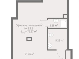 Продажа помещения свободного назначения 79.3 м²