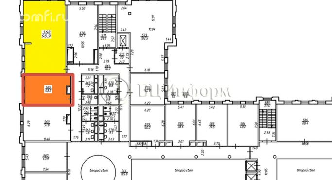 Аренда офиса 43.2 м², Аптекарская набережная - фото 5