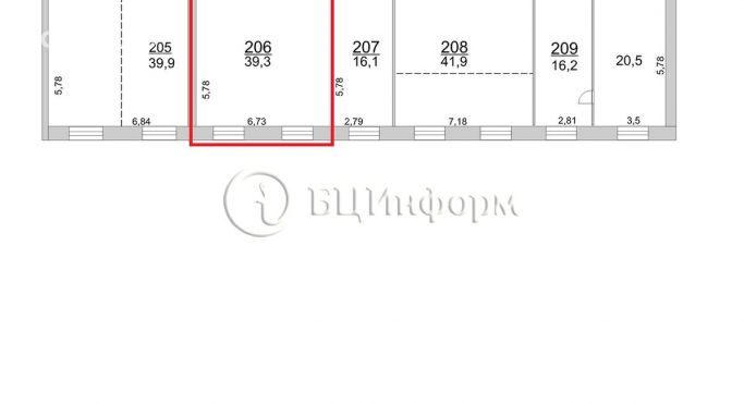 Аренда офиса 39.3 м², улица Чапаева - фото 4