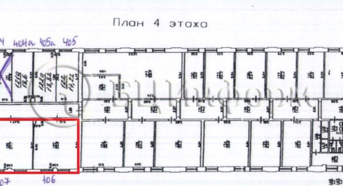 Аренда офиса 73.5 м², Рижская улица - фото 2