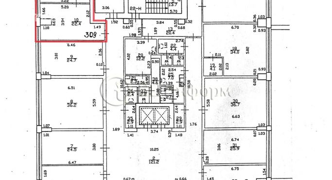 Аренда офиса 45.8 м², улица Калинина - фото 5