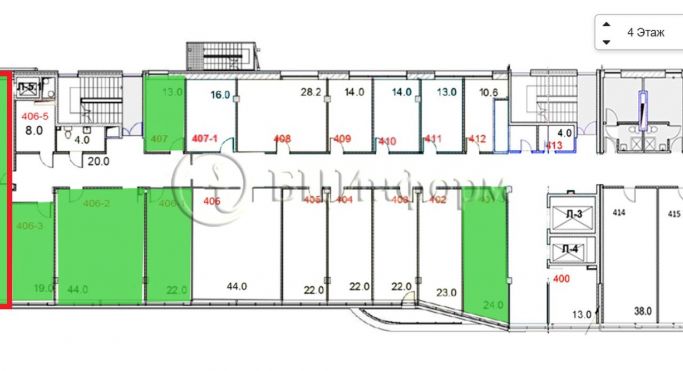 Аренда офиса 70 м², проспект Маршала Блюхера - фото 5