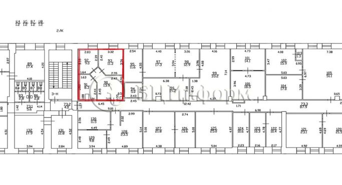 Аренда офиса 42.5 м², улица Профессора Попова - фото 3